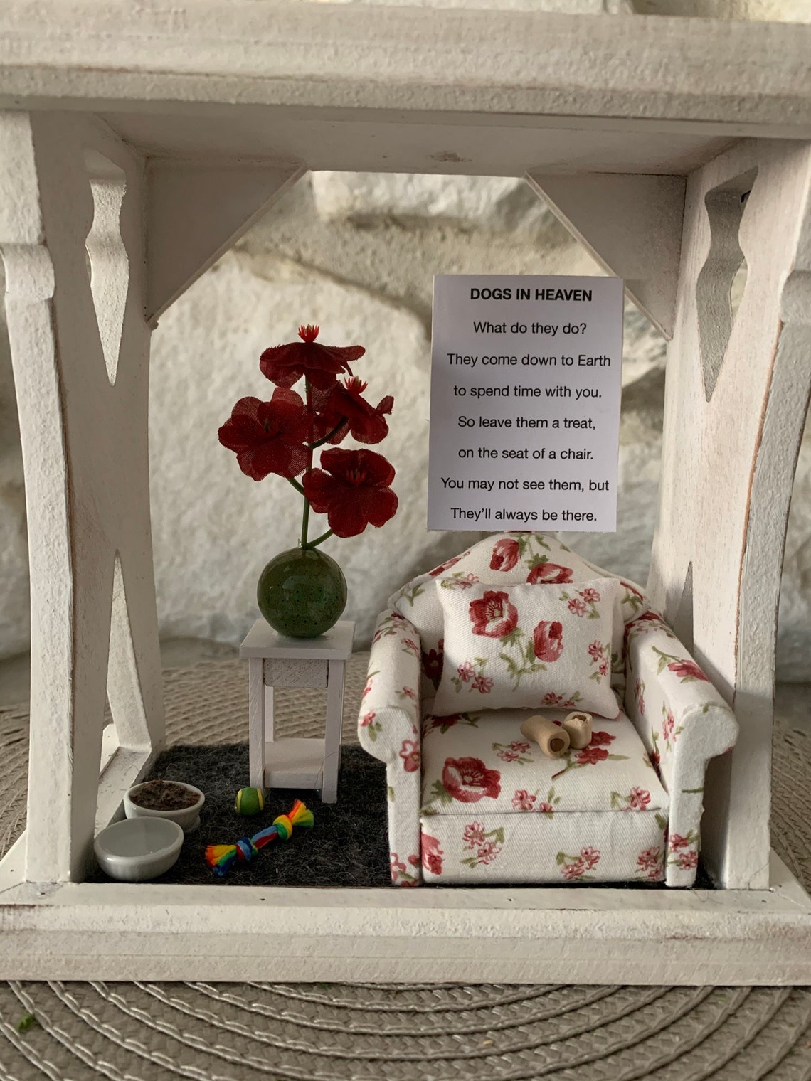 Dog Memorial For Wall or Shelf Etsy