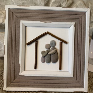 Family Comfort Pebble Art