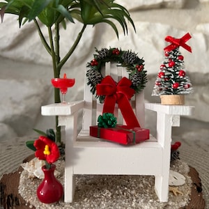 White Beach Chair Christmas