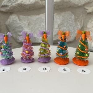 3” Easter trees