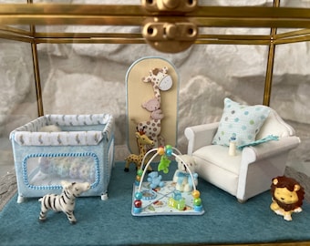 Baby Boy Playroom Diorama