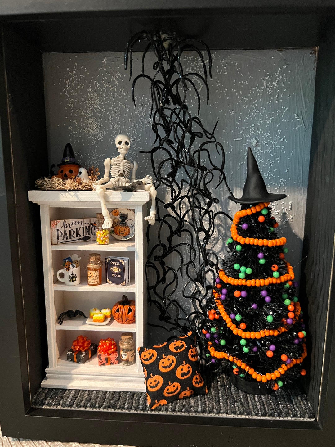 Halloween Decor Shadow Box - Etsy