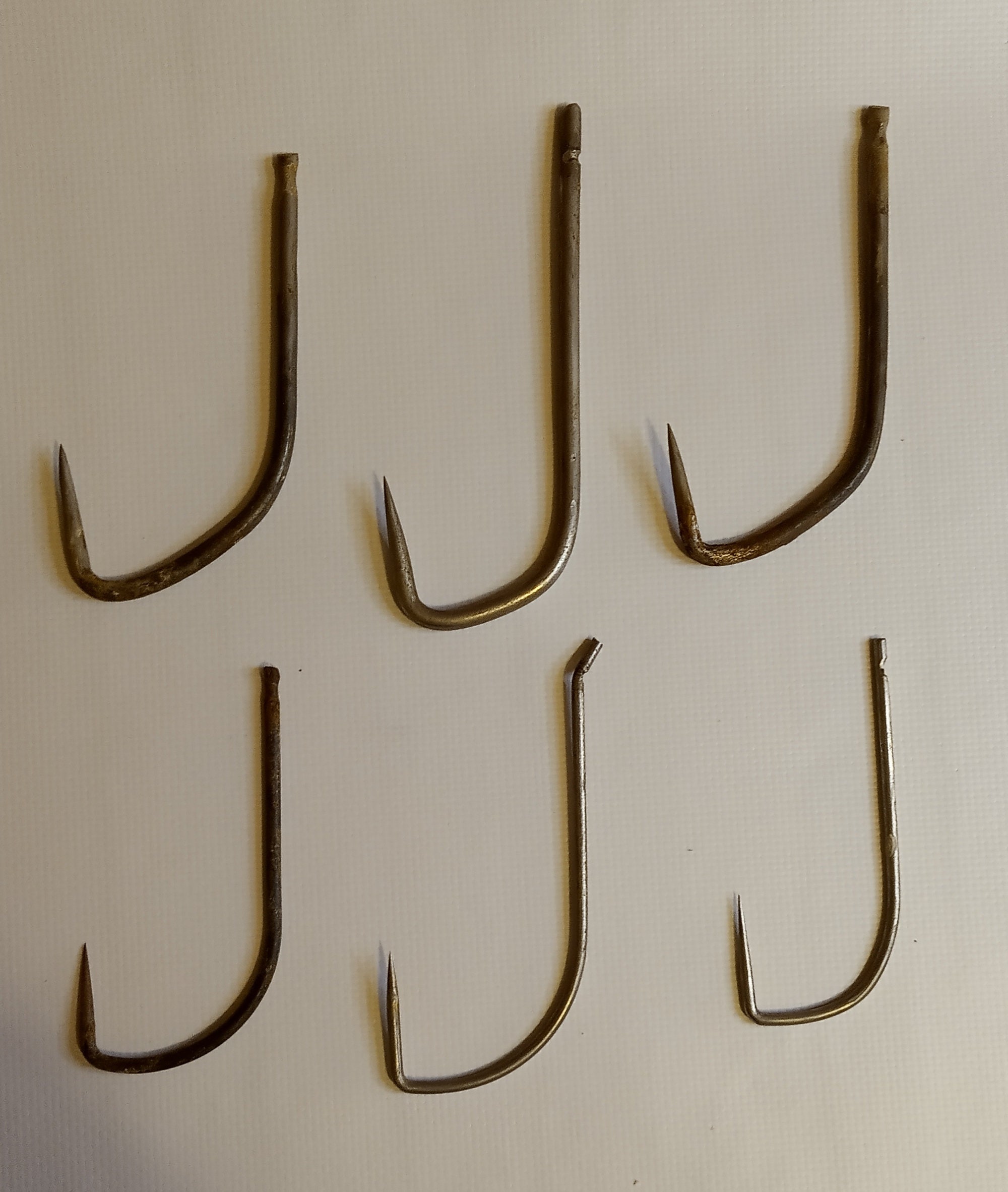 Fishing hooks 6 Old fishing hooks fishing tackle fishing Etsy