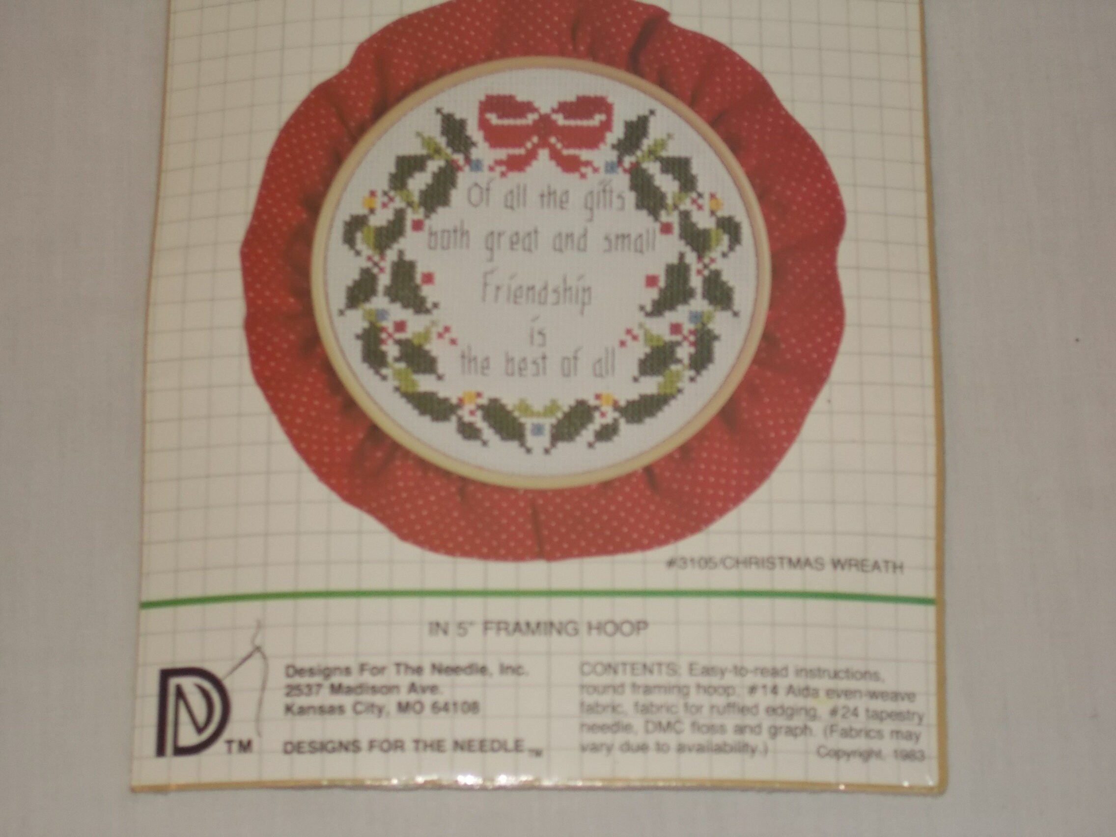 Vintage 1983 Designs for the Needle Counted Cross Stitch Kit - Etsy