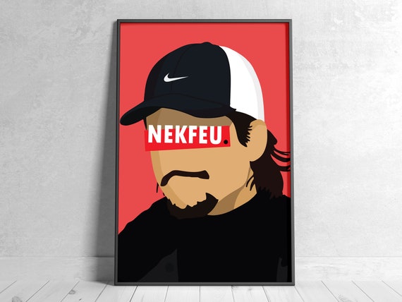 Minimalist NEKFEU Poster Decoration / Poster / Poster Print / Wall