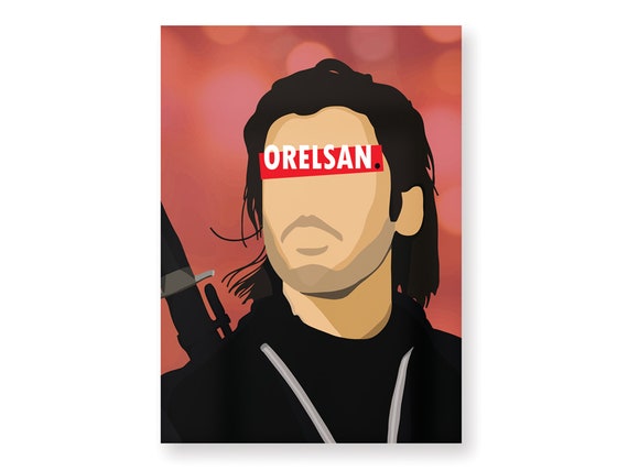 Minimalist ORELSAN Poster Decoration / Poster / Poster / Rap / French Rap /  Illustration / Rap Poster / Music / Civilization -  Denmark