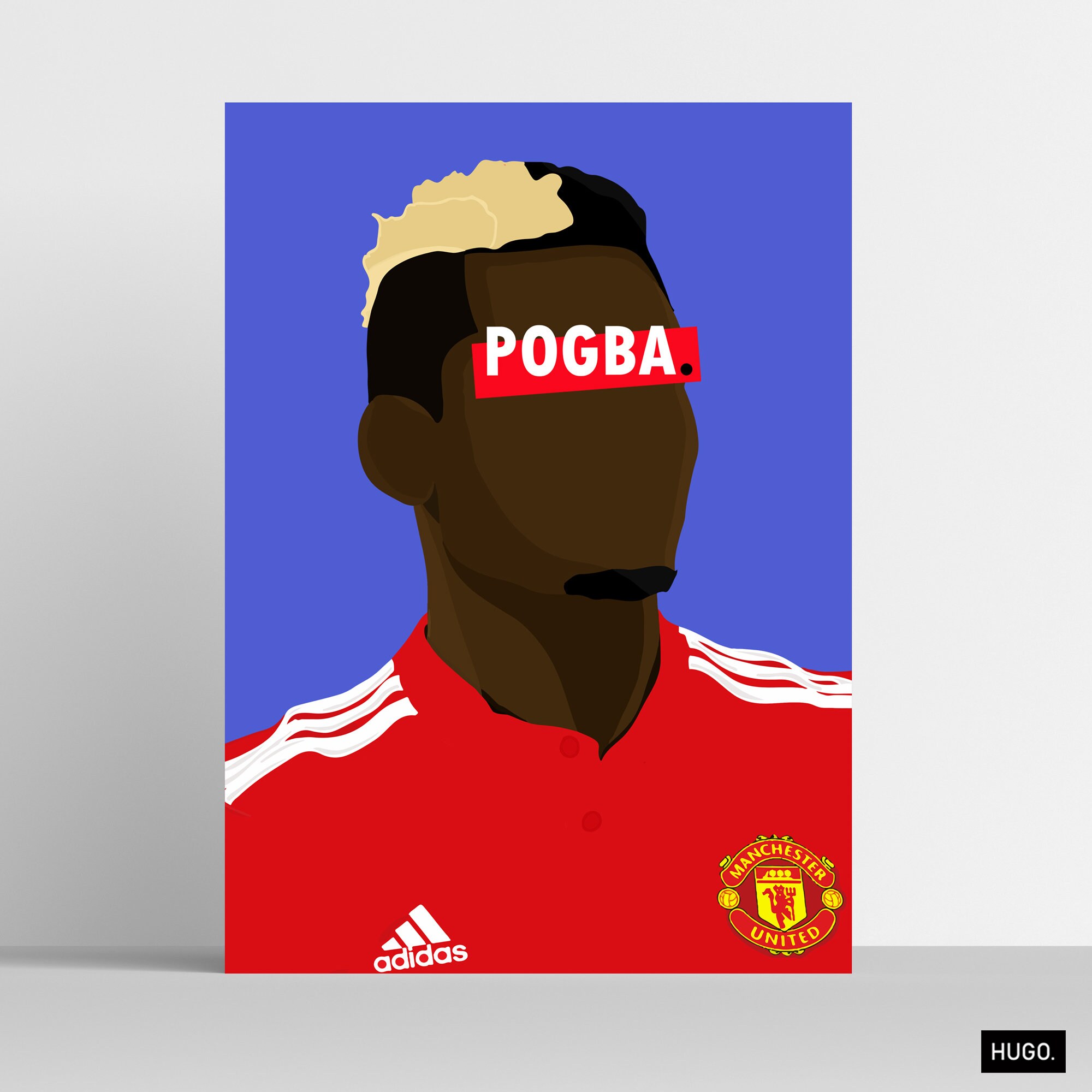 Poster Pogba Minimalist Decoration Poster Illustration Etsy