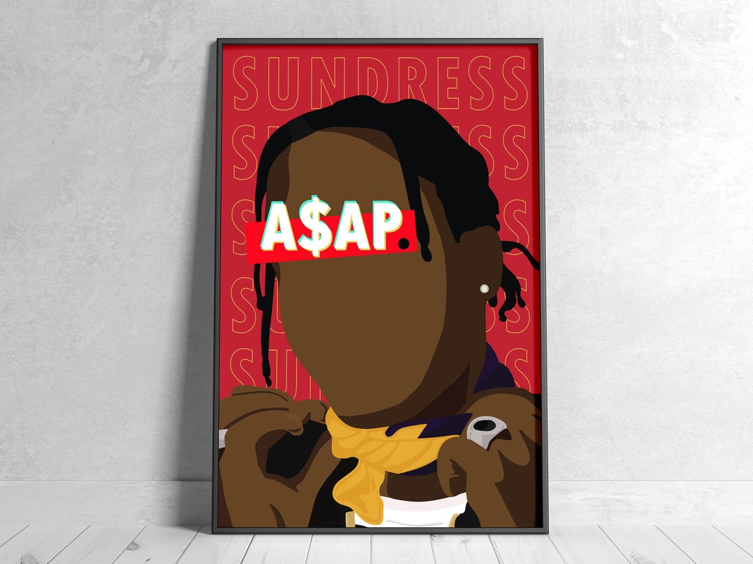 Minimalist ASAP ROCKY Poster Decoration / Poster / Poster Print / Wall ...