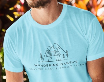Disney Shirt for Dad | Disney Frozen Wandering Oaken's Trading Post Subtle Disney Shirt for Men | Minimalist Disney Shirt Walt Disney Shirt