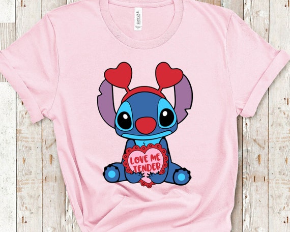 Disney Valentines Shirt Lilo and Stitch 