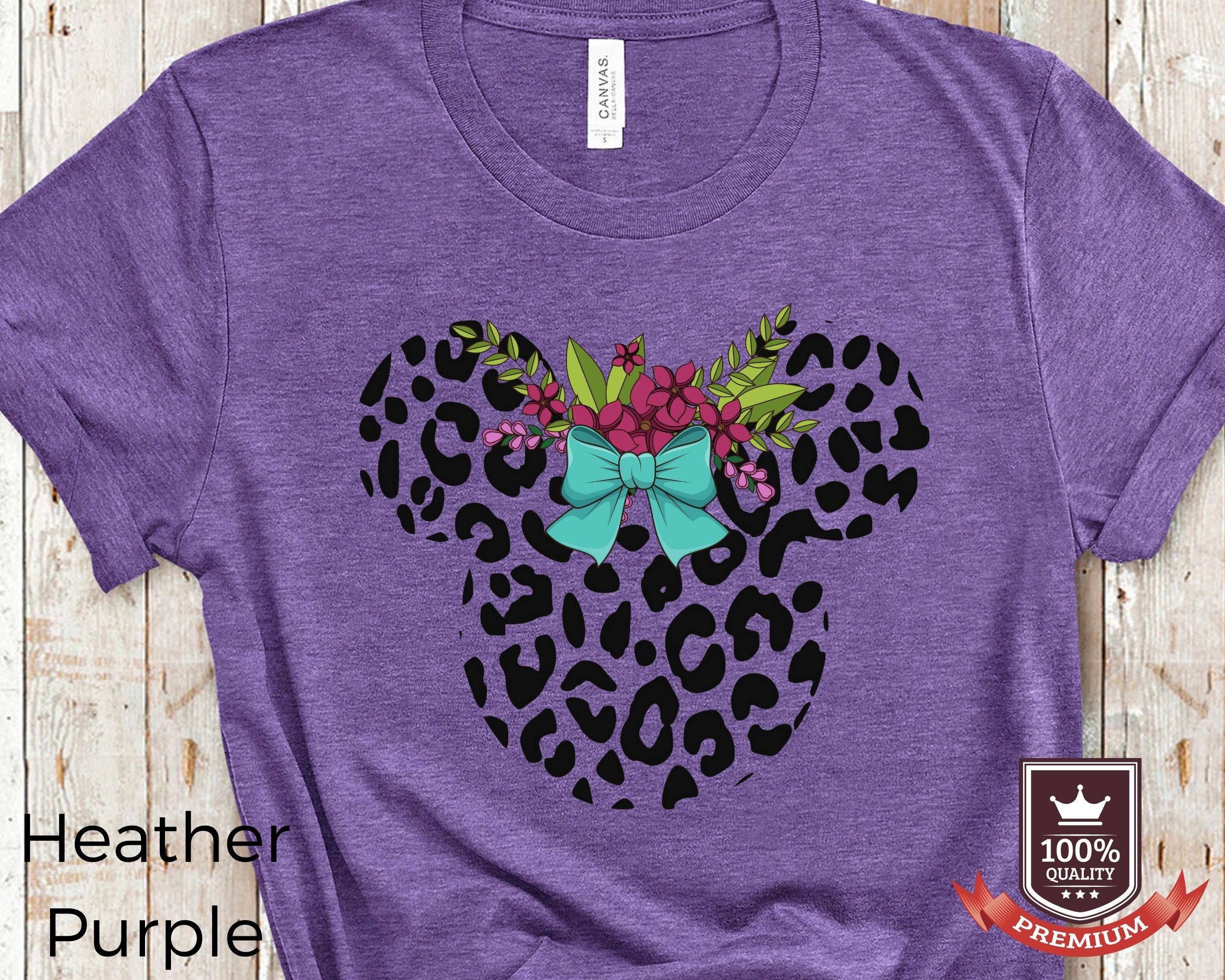 minnie mouse leopard shirt