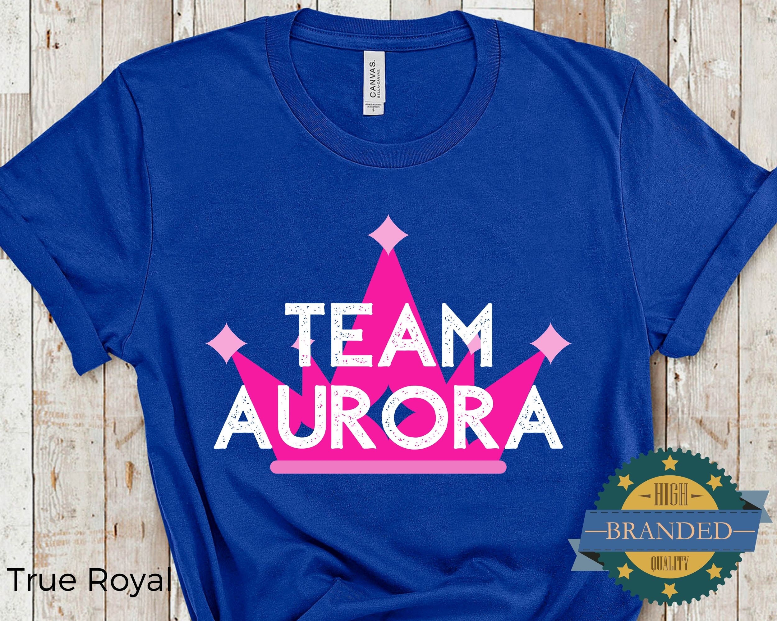 Team Aurora Disney Shirt Princess Aurora Shirt Women's Etsy