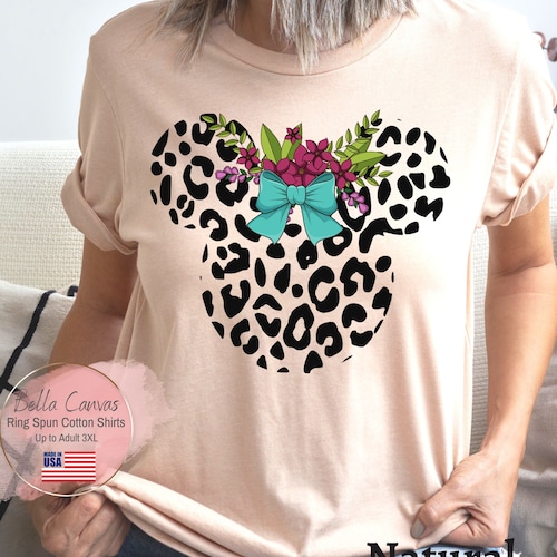 Animal Kingdom Shirt Leopard Minnie 