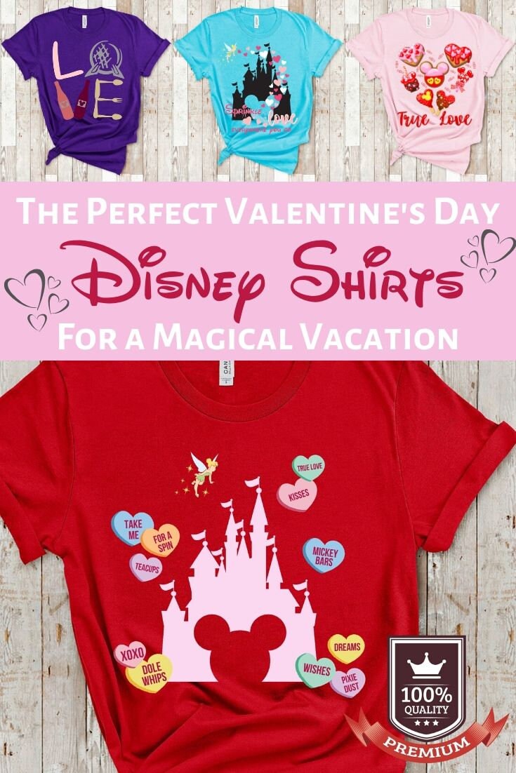 Disney Valentine Day Shirt Conversation 