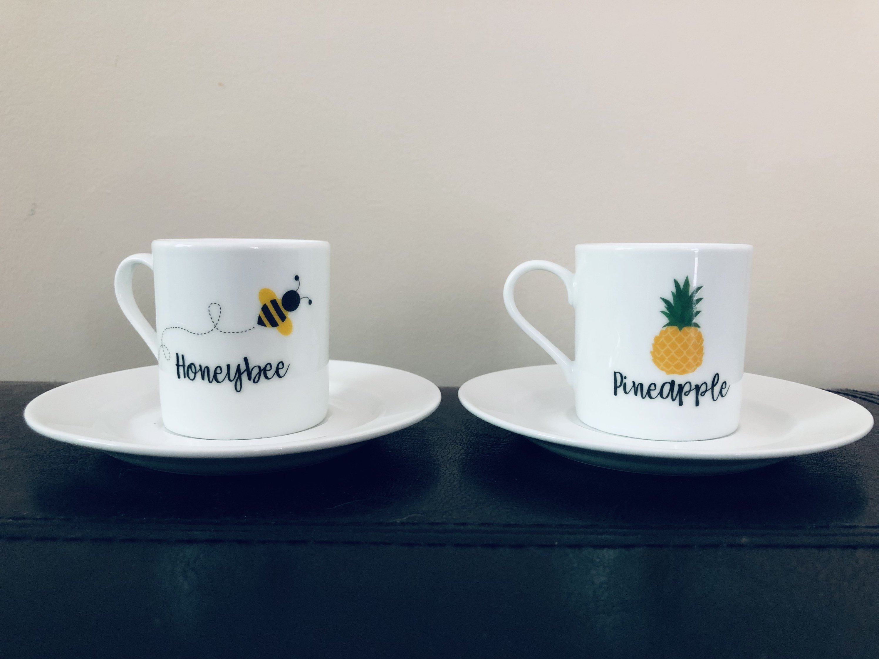 Personalized Espresso Cups Custom Espresso Cups With Saucers Etsy