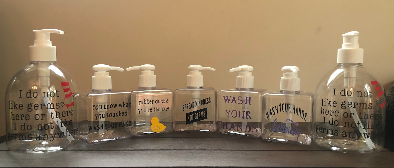 Funny Soap Bottles Custom Soap Dispensers Plastic Soap Etsy