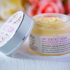 All natural face cream for dry skin