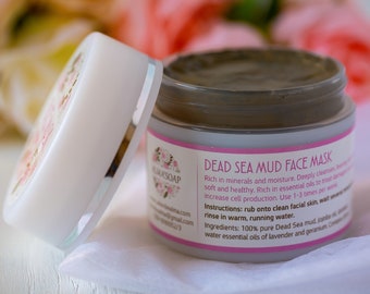 dead sea mud mineral face mask