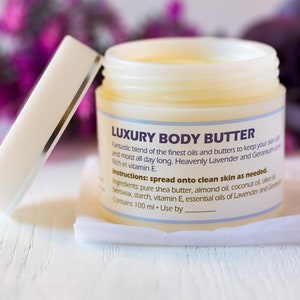 All natural luxury body butter