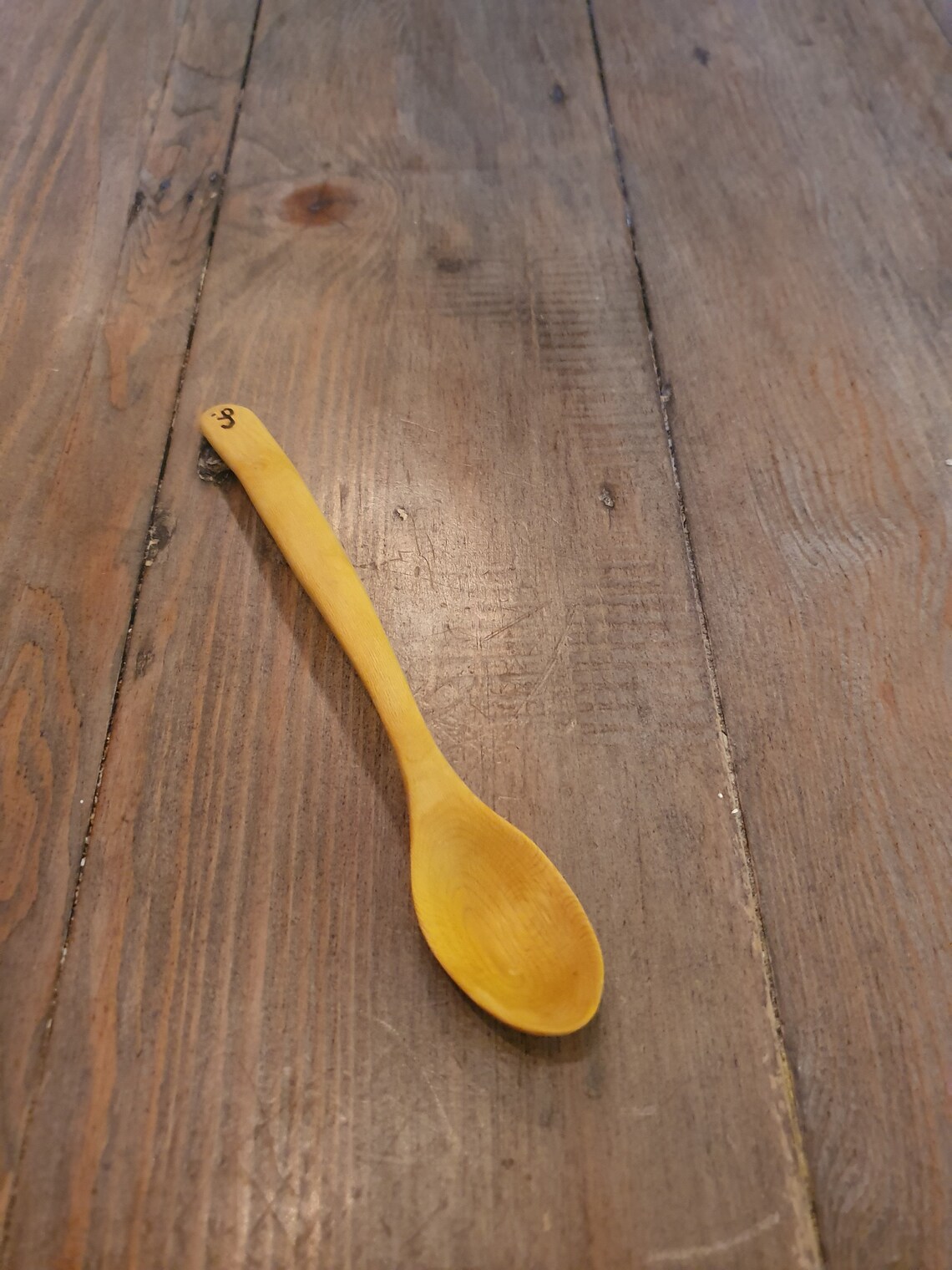 Wooden Teaspoon Hand Crafted Mahonia Wood Etsy