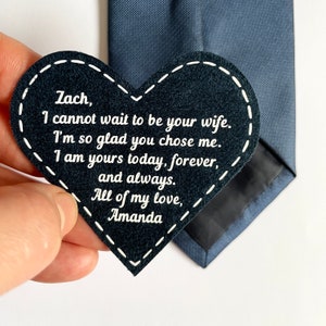 Tie Patch For Groom