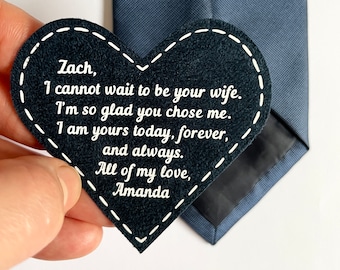 Tie Patch For Groom