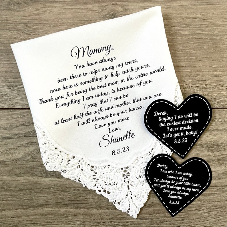 Fiance Wedding Gift For Groom Tie Patch From Bride Future Husband Gifts Idea Hubby Gift On Wedding Day image 7