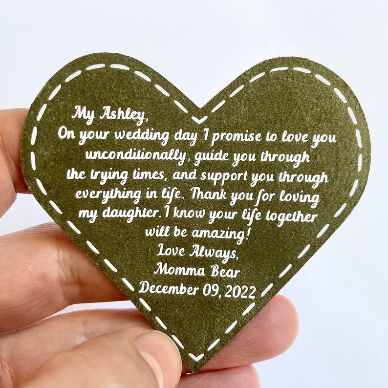 Fiance Wedding Gift For Groom Tie Patch From Bride Future Husband Gifts Idea Hubby Gift On Wedding Day image 3