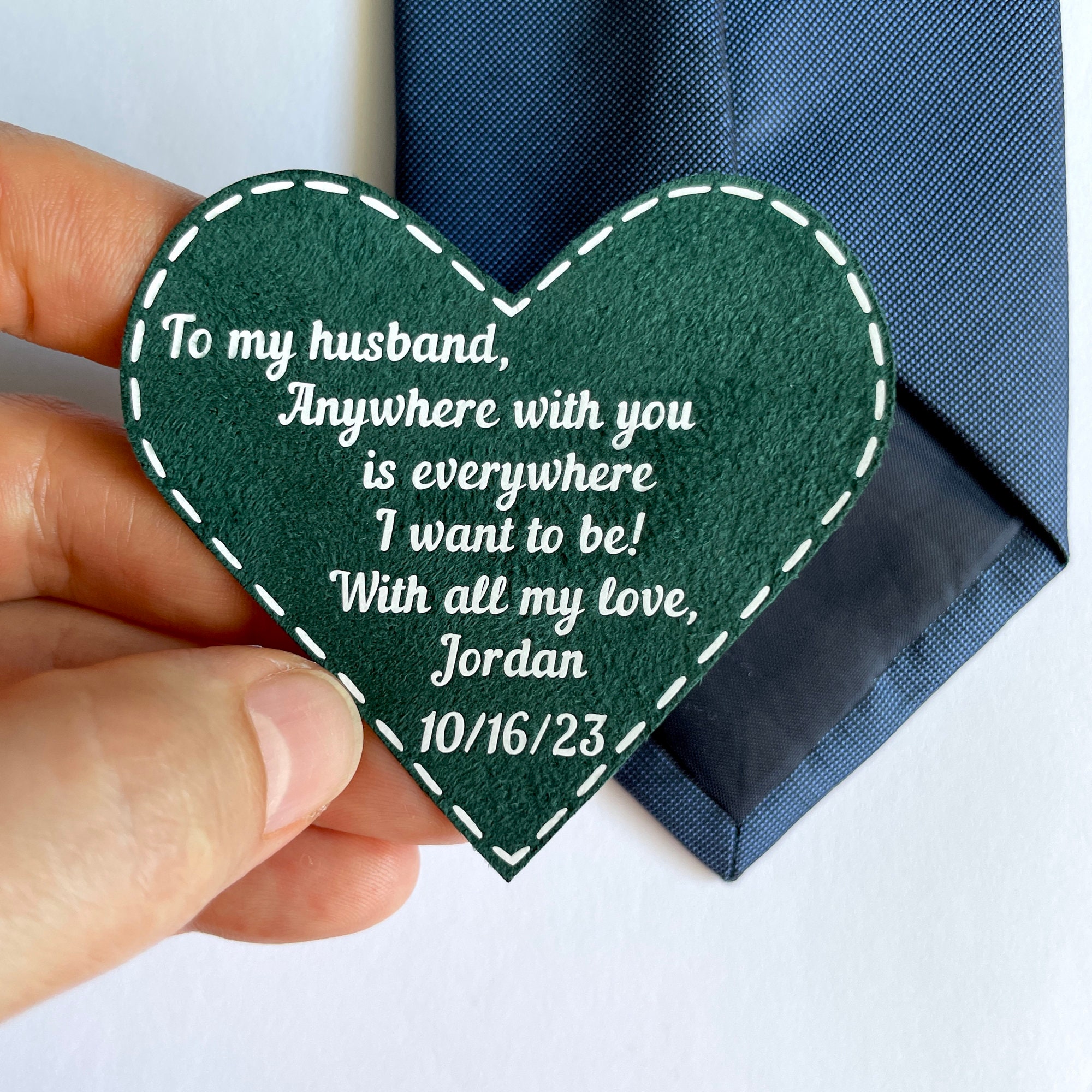 Tie Patch Groom To Father In Law Gift Wedding Tie Patch