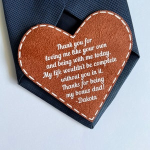 Wedding Tie Patch Stepfather