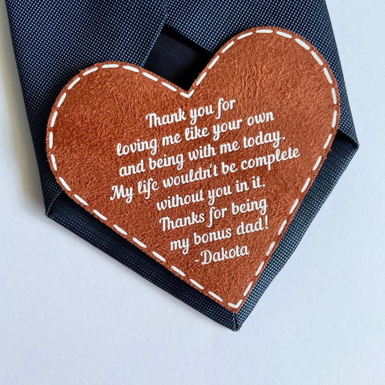Wedding Tie Patch Stepfather