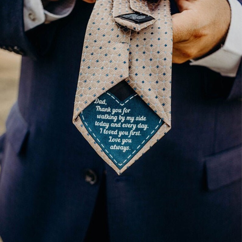 Tie Patch Wedding Dad image 2