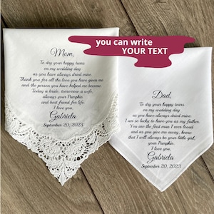 Handkerchief Wedding Personalized