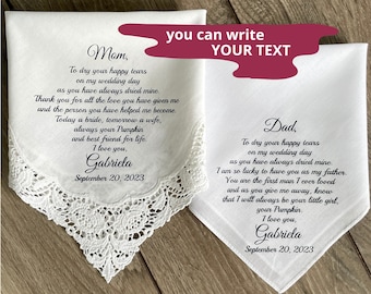 Handkerchief Wedding Personalized