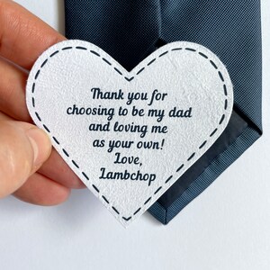 to my step dad on my wedding gift
