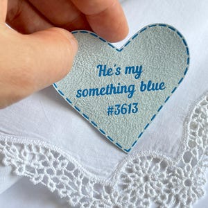 Hes My Something Blue Patch Police Wife Something Blue For Wedding Dress Patch