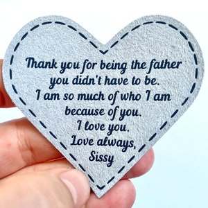 Bonus dad gift on wedding day from stepdaughter