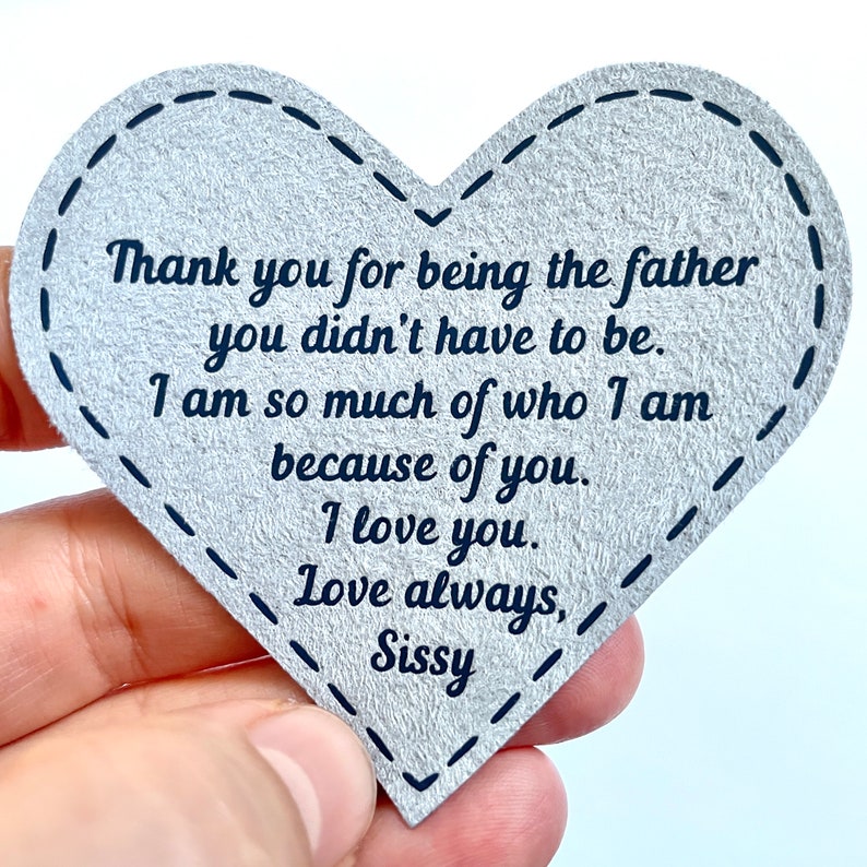 Bonus dad gift on wedding day from stepdaughter