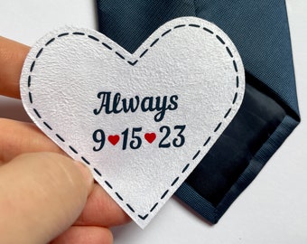 Always And Forever - Patch For Groom's A Tie Or Suit
