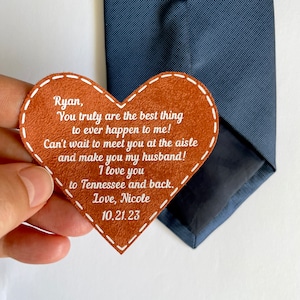 Groom Tie Patch - Custom Text