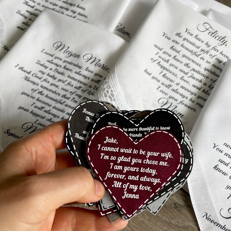 Fiance Wedding Gift For Groom Tie Patch From Bride Future Husband Gifts Idea Hubby Gift On Wedding Day image 9