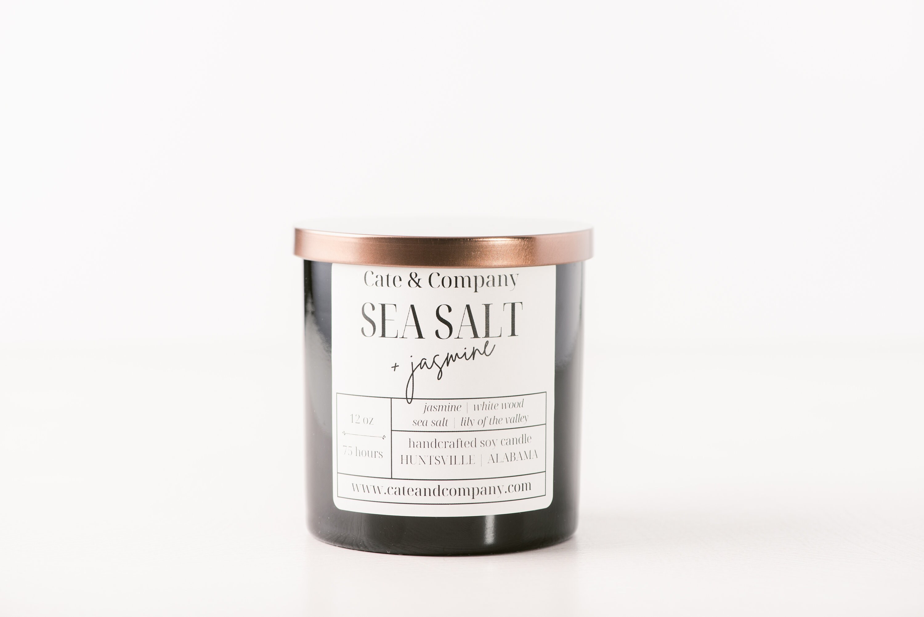 Sea Salt Jasmine Soy Candles Summer Candle Candle Etsy