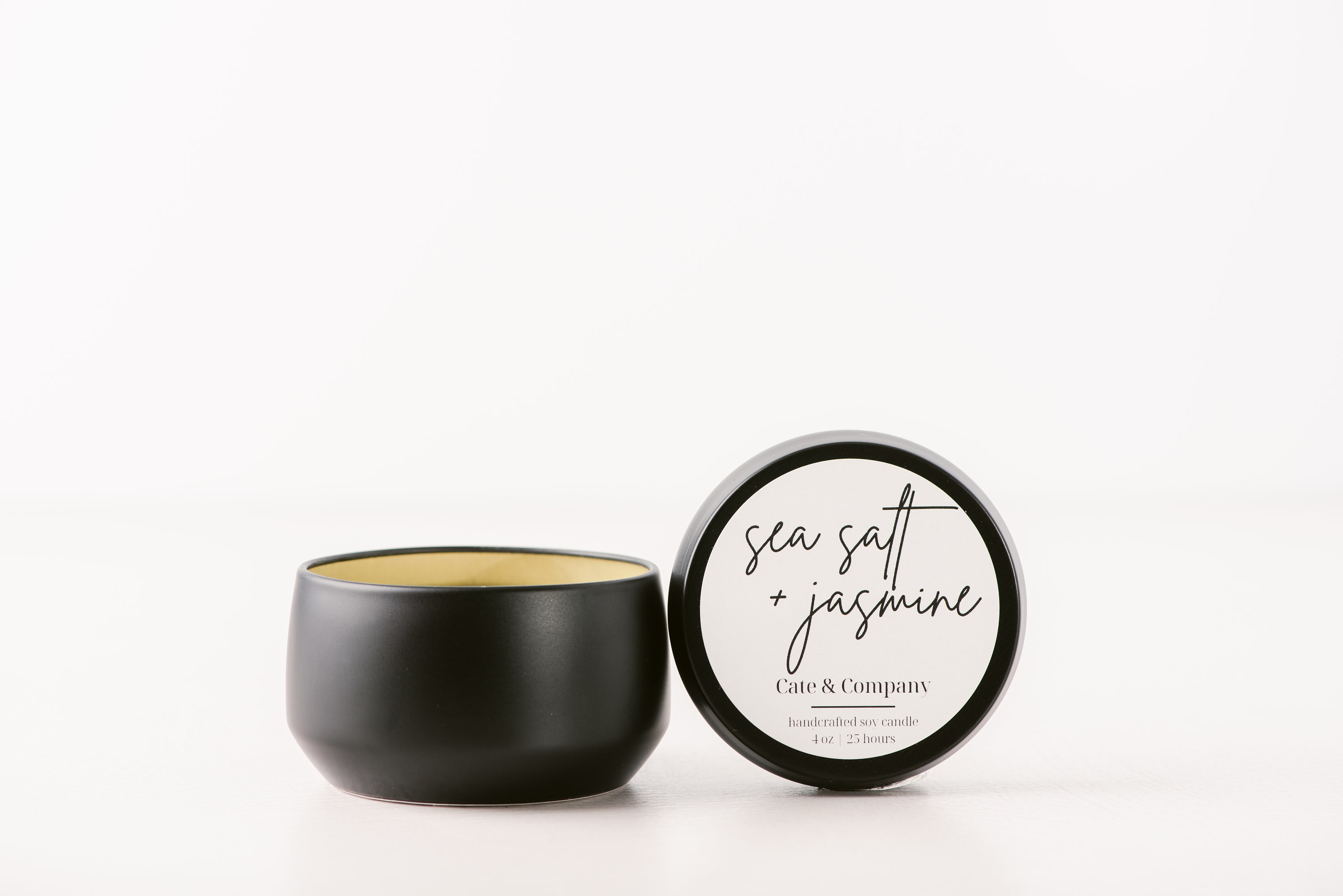 Sea Salt Jasmine Soy Candles Summer Candle Candle Etsy