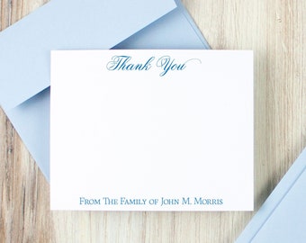 Personalized Funeral Thank You Cards: Sympathy & Memorial
