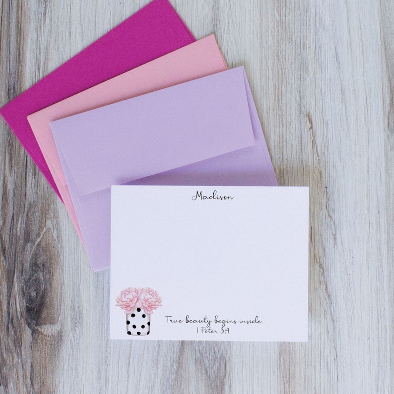 Christian Stationery for Women Religious Gifts for Women Scripture Note Cards Watercolor Floral Design Bible Verse Note Cards Writing Set Custom Prayer Cards Christian Message Cards Beautiful Calligraphy Details Faith Based Gift Collection