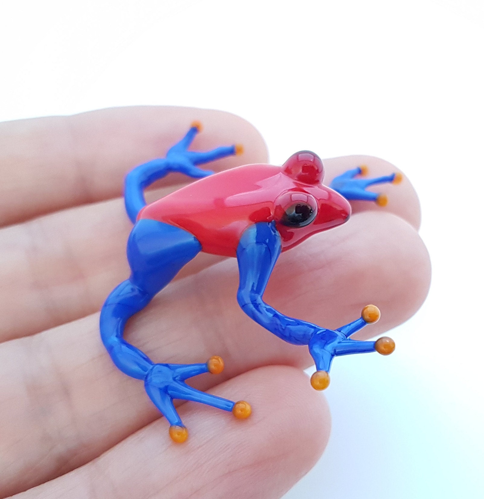 Glass Frog Lampwork Frog Rainforest Tree Frog Poison Dart Etsy