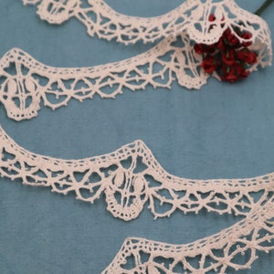 Pizzo francese fatto a mano, pizzo smerlato in lino, abito da sposa, pizzo da sposa vintage, pizzo francese antico, pizzo a fuselli, abito boho, Dentelle du Puy