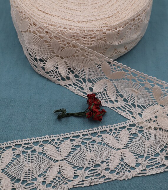 Lace Trim Ribbon Black 1.2 Inch Wide Vintage Pattern Roll Ribbons 25 Yards  for Gift Wrapping Valentine's Day Floral DIY Crafts Sewing Bridal Wedding
