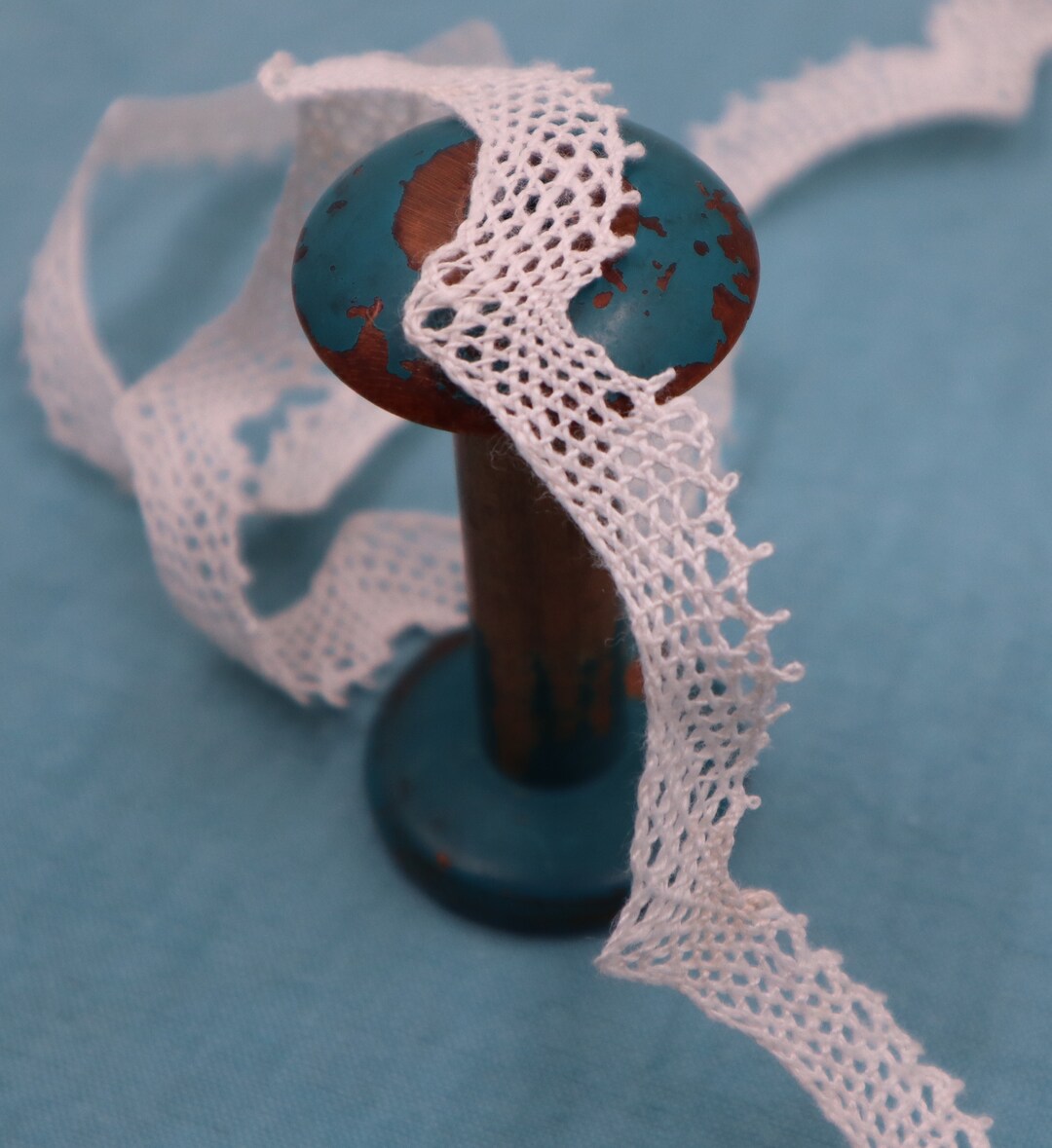 Antique French Linen Bobbin Lace Trim: Handmade Scalloped Edge - Etsy