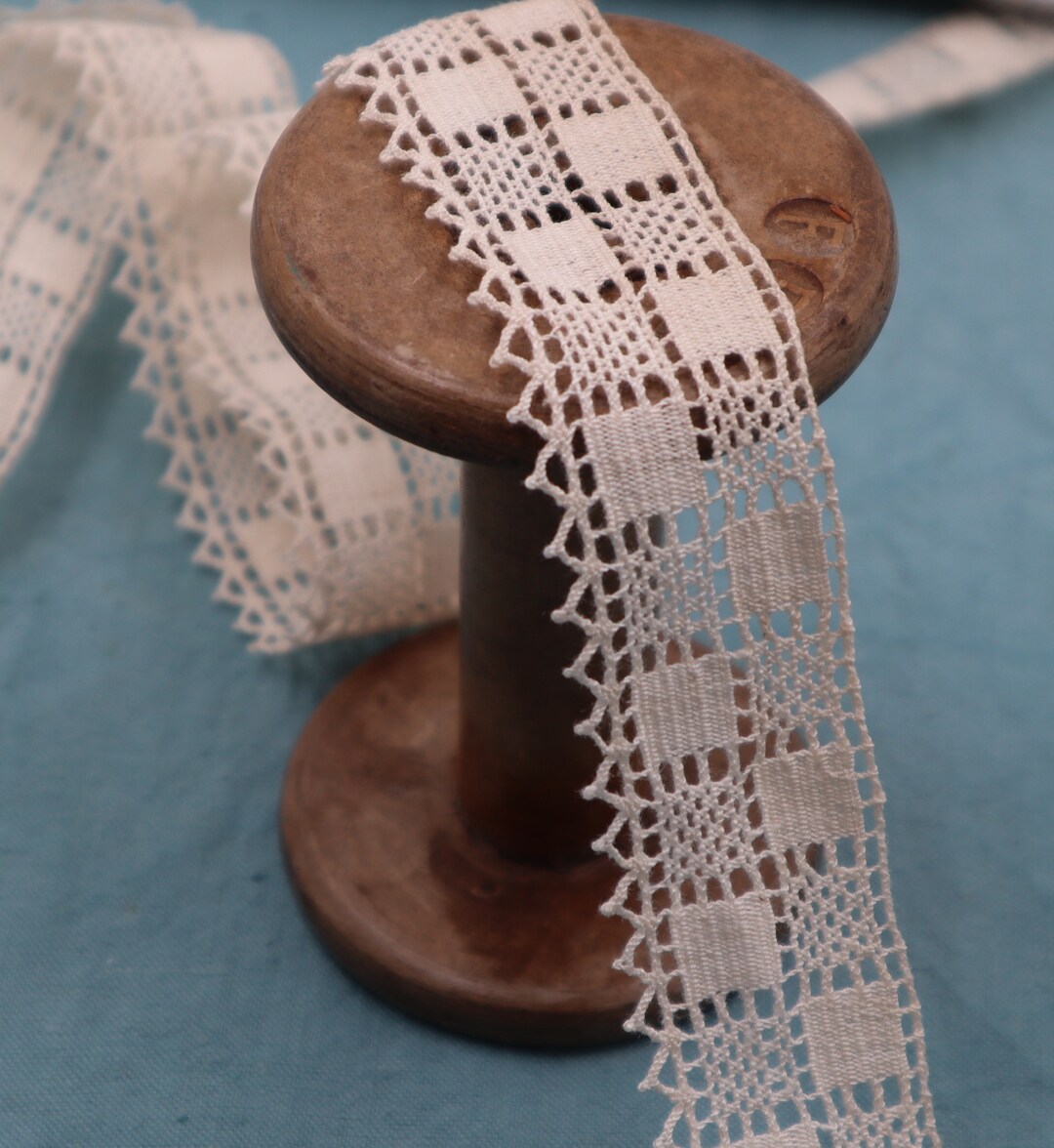 Antique French Bobbin Lace Trim - Cotton Trim for Crafts and Sewing - Etsy